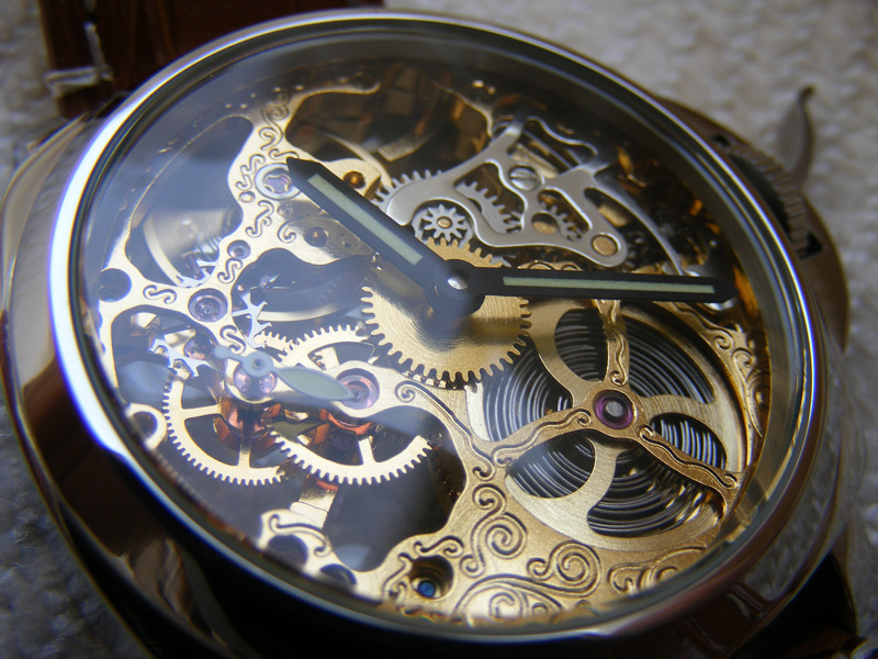 Skeleton Panerai PAM Homage Watch Review Parnis 12 60