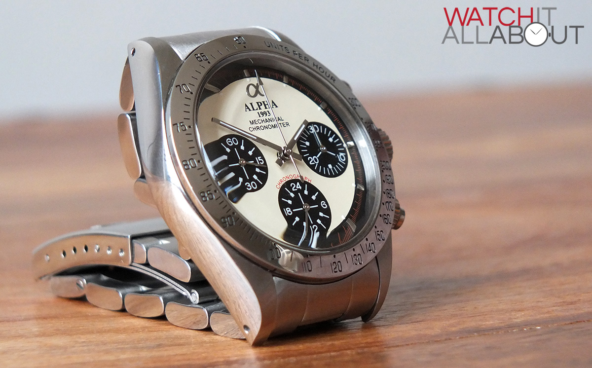 Alpha mechanical chronograph watch best sale