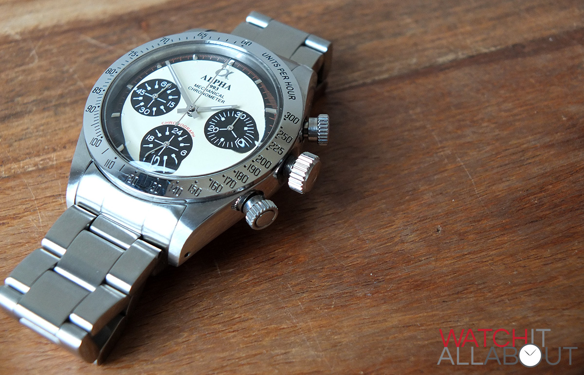 Alpha vintage 1965's mechanical chronograph men's watch | eBay