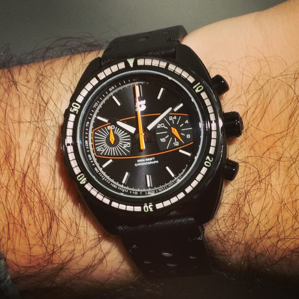 Straton Syncro Racing Inspired Watch Version E All Black