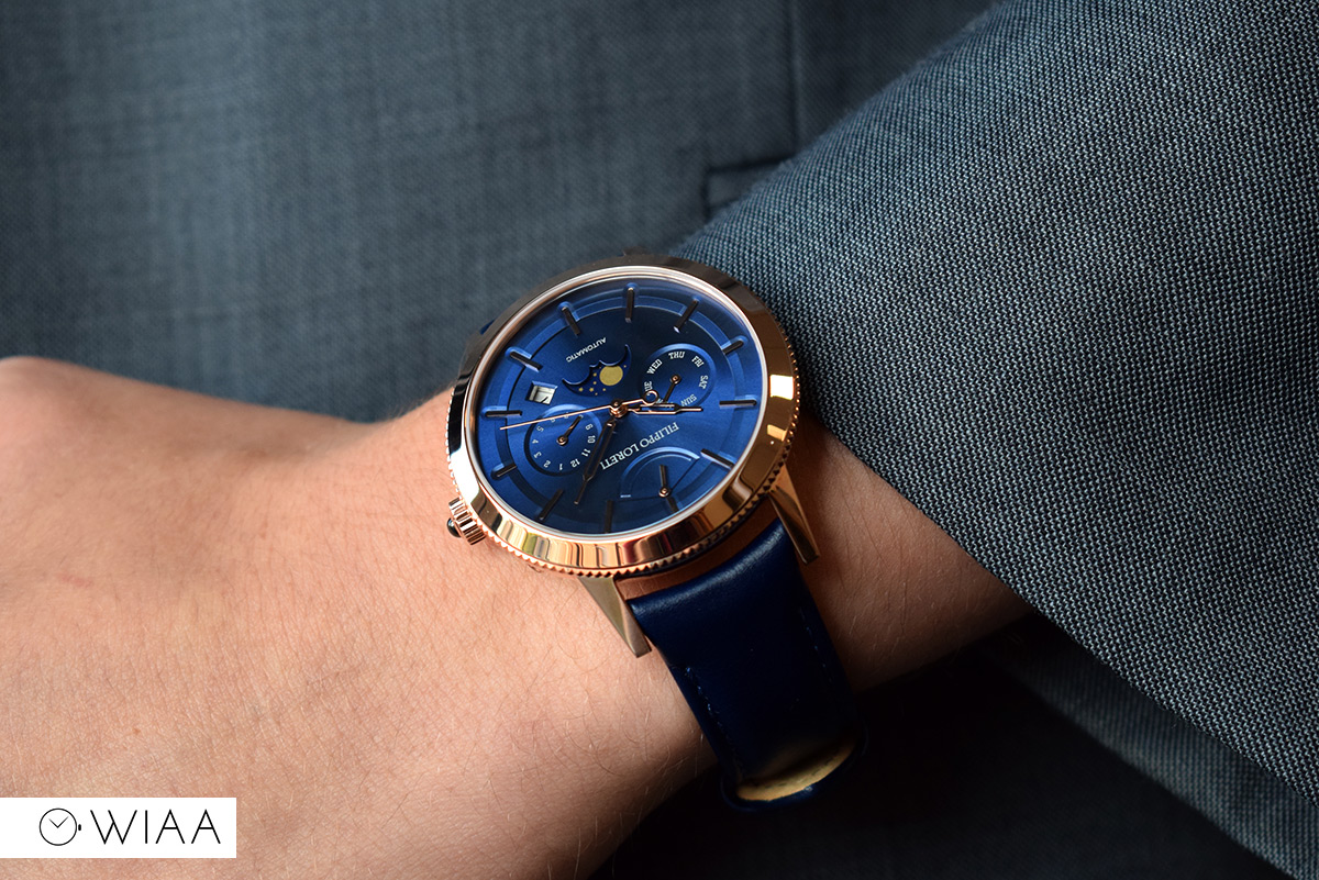 Filippo loreti venice 2025 blue gold automatic