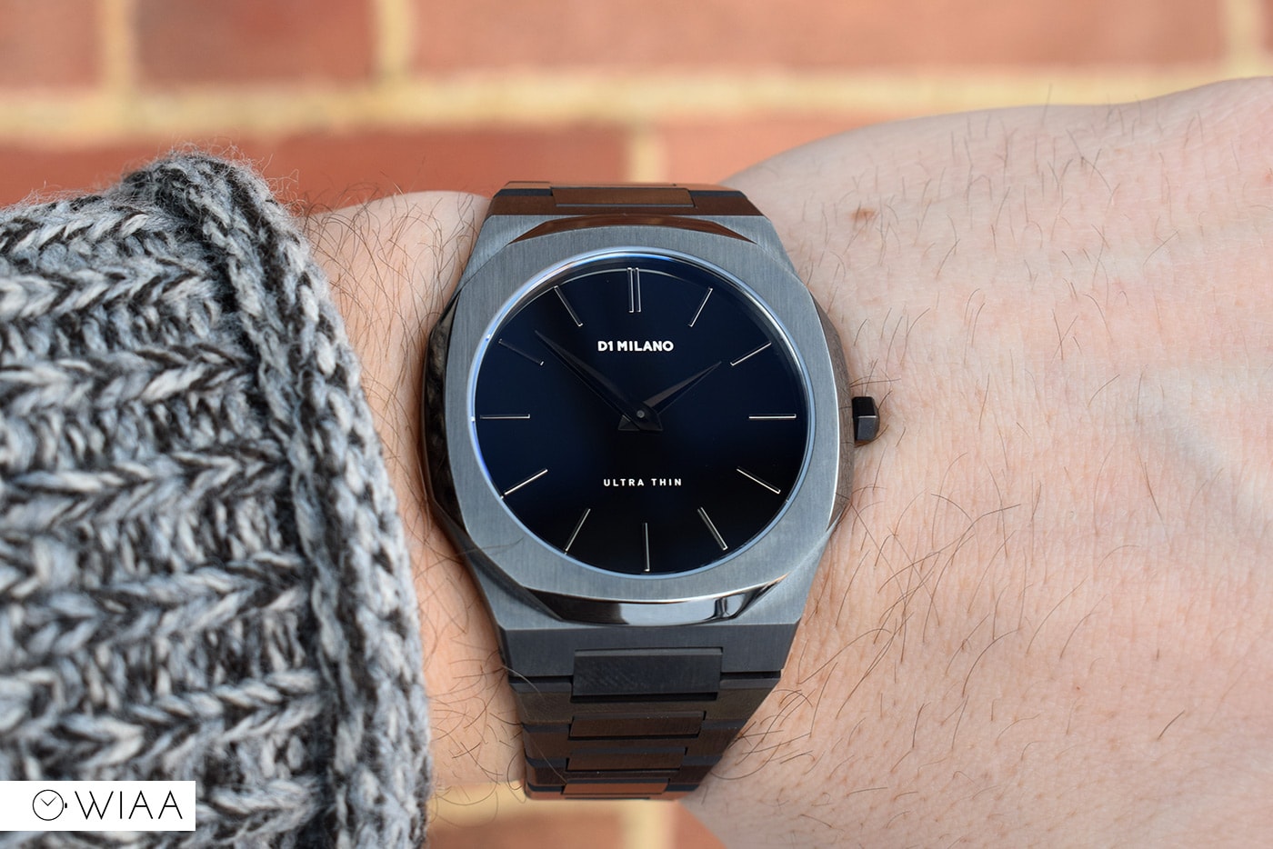 D1 Milano Ultra Thin (Gun Metal) Watch Review - 12&60