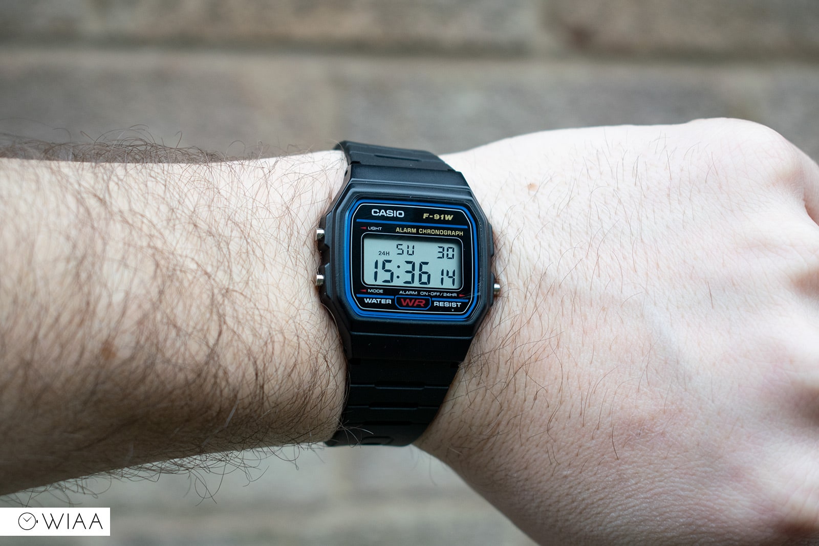 Can you mess with a classic? Casio F-91W Black/Silver (F-91WM-7AEF) 