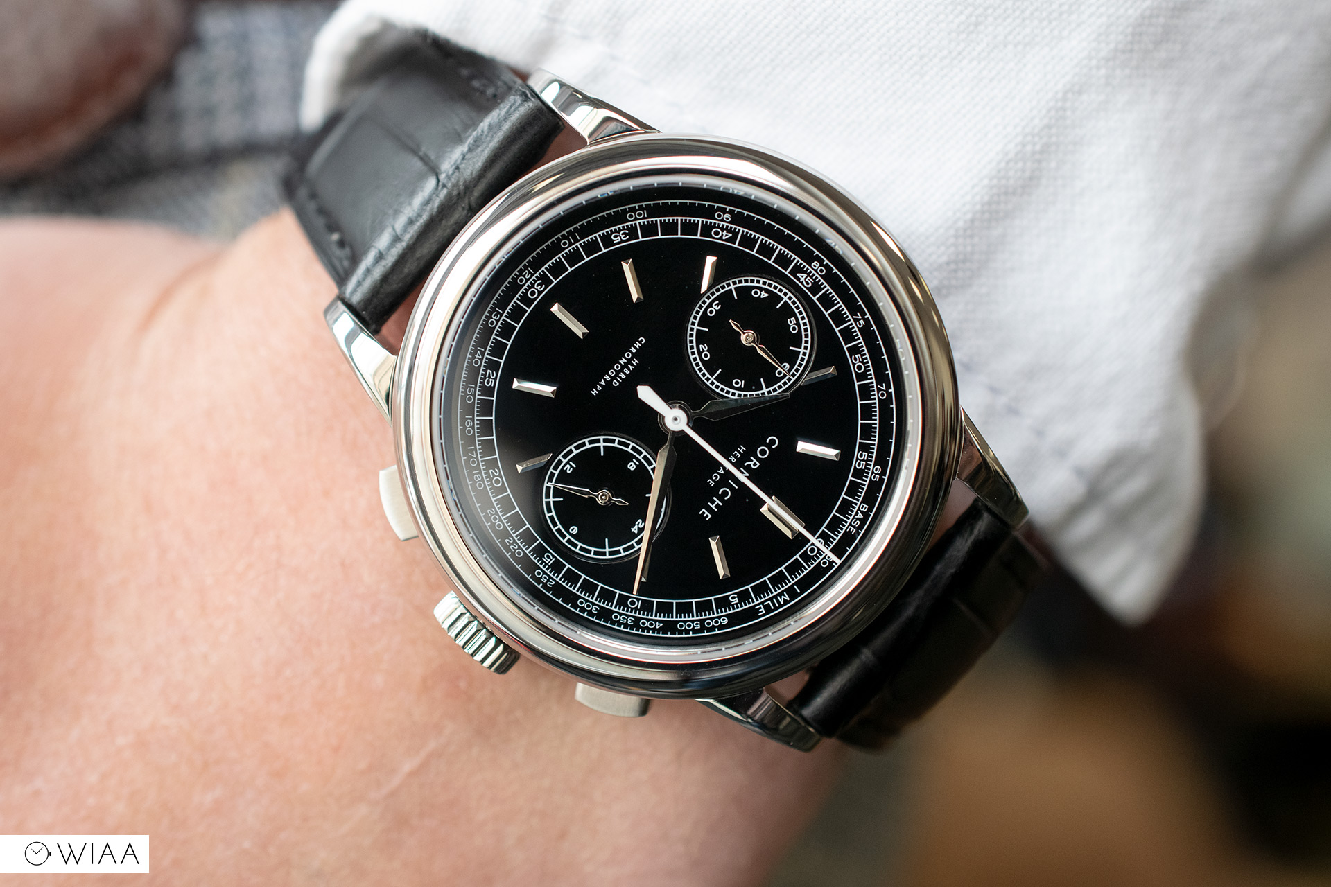 Corniche Heritage Chronograph Watch Review Bracelet 12 60