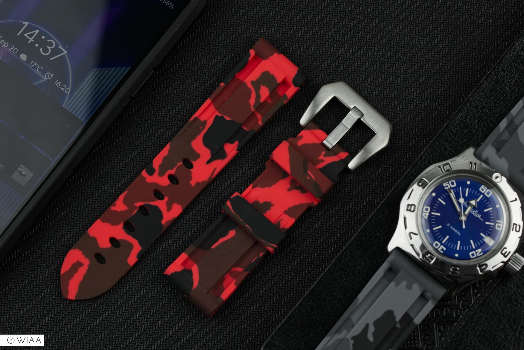 PU.161.68.818 Operator Camo Green Watch | Shop Catwatches.com