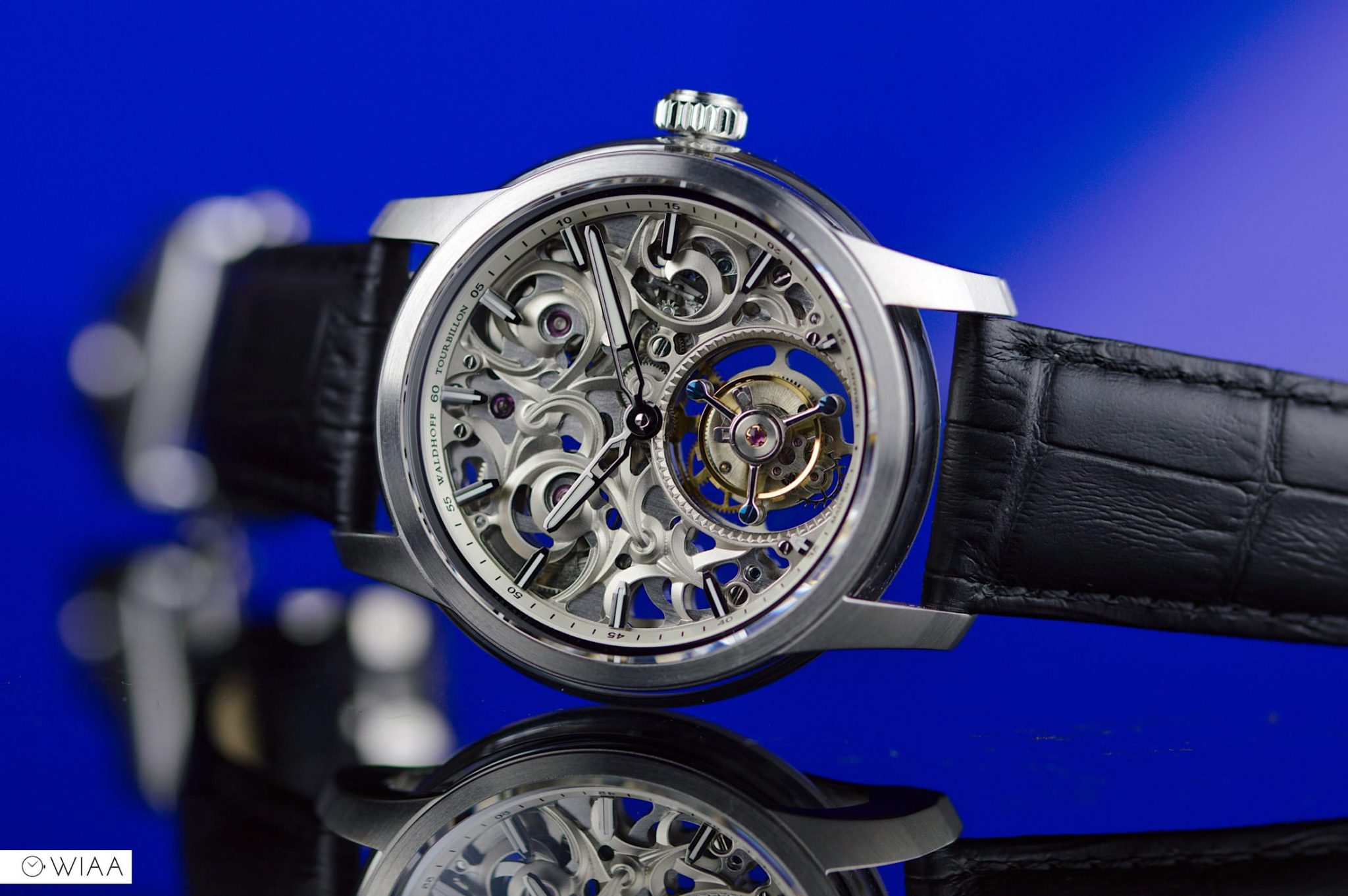 Manufaktur Waldhoff Imperial Diamond Silver Watch Review 12&60