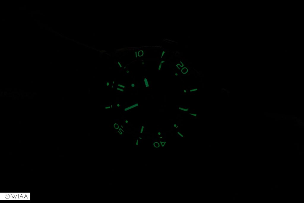 Spinnaker Croft Midsize Limited Edition Watch Lume Shot